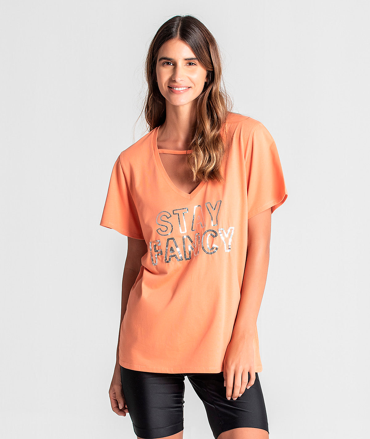 T-shirt motivo stay fancy T070