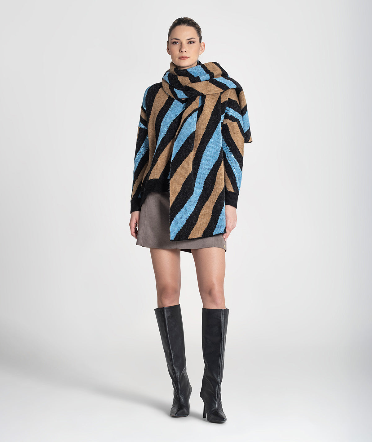 Cachecol animal print A058