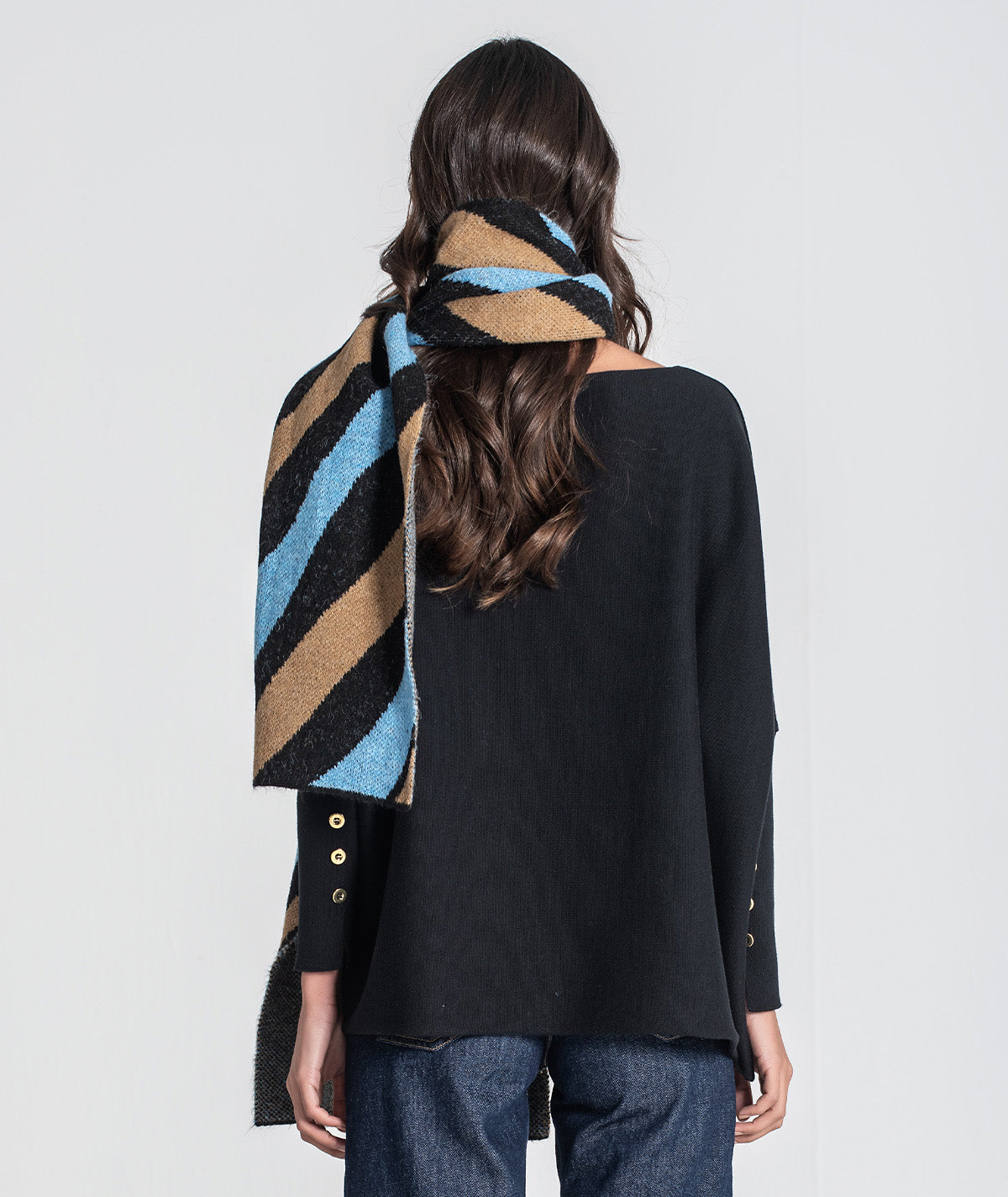 Animal print scarf A058