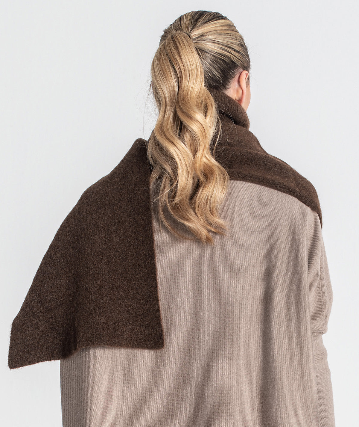 Zippered scarf collar A060