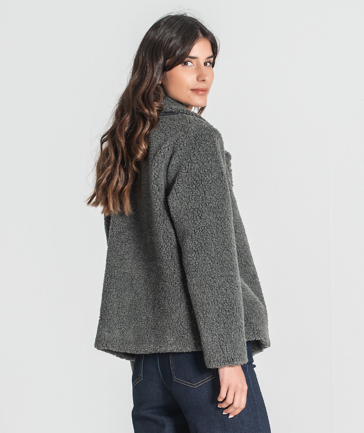 Casaco teddy curto C200